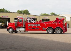 25 Ton Wrecker - Century 7035 equipped with two 35k lb. winches and 128” low-profile underlift - Burroughs Towing